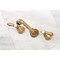 Kingston Brass Roman Tub Faucet, Antique Brass, Wall Mount KS7023BAL - alternate 2